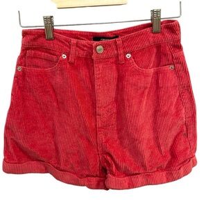 Forever 21 Corduroy Shorts Size Small Pink GUC AC 1005